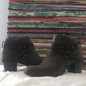 Women’s brown booties